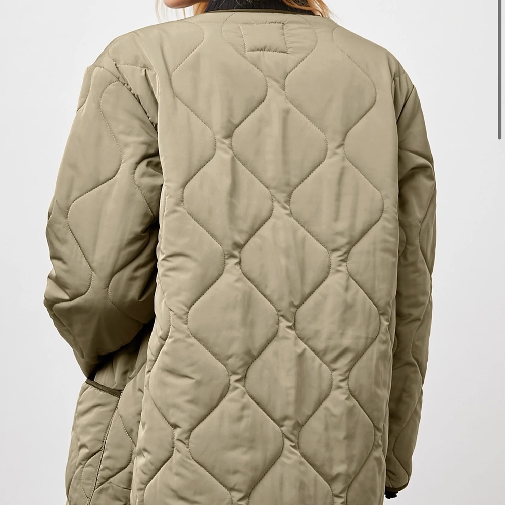 Rails Olive Quilted Puffer Jacket - Picture 5 of 10